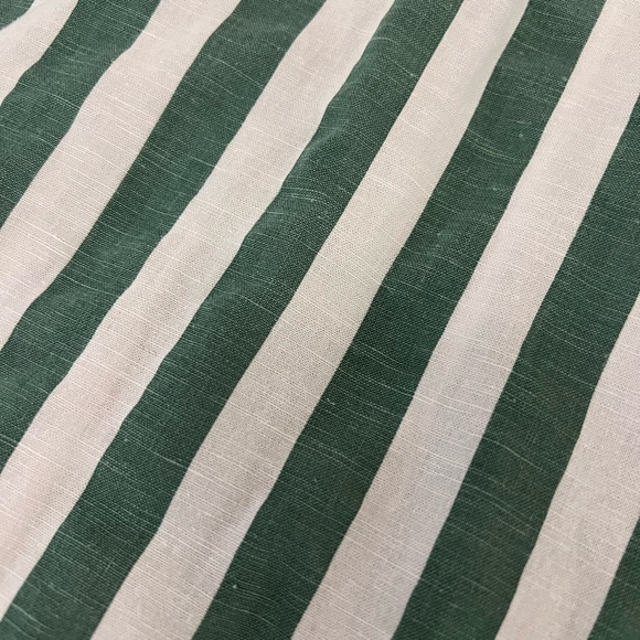 Chic Green and White Striped women’s dress - Picture 3 of 6